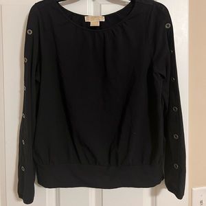 black michael kors blouse